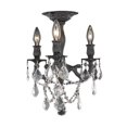 thumbnail image 1 of Elegant Lighting Rosalia 13" 3 Light Royal Crystal Chandelier, 1 of 2