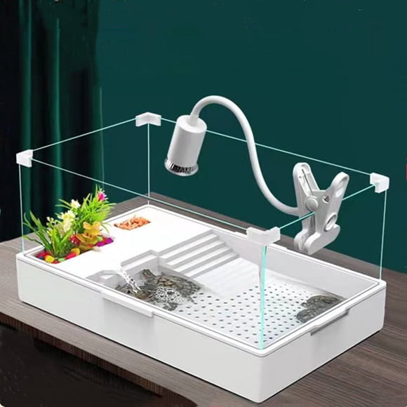 Turtle Tank Aquarium Geegoods Terrapin Lake con bomba de agua