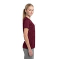 thumbnail image 3 of Sport-Tek LST360 Ladies Heather Contender Scoop Neck Tees, Cardinal Heather - Medium, 3 of 6