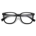 thumbnail image 3 of Tendencia de gafas anti luz azul, gafas pequeñas cuadradas marrones para miopía, gafas planas, 3 of 5
