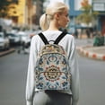 thumbnail image 7 of ALAZA Bohemian Floral Medallion Womens Travel Laptop Backpack Large Daypack Ladies Shoulder Bags M, 7 of 7
