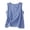Blue, variant on Plaid Tank Tops for Women Scoop Neck Loose Casual Comfy Crop Cami Tops Basic Summer Fashion Sleeveless Shirts