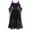 Purple, variant on Herrnalise Women's Halloween Mesh Halter Leakage Dress Sleeveless One Shoulder Ankle Dresses