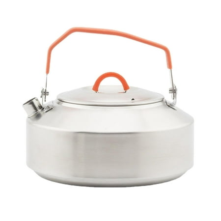 

Lightweight Camping Tea Kettle Teapot with Handles Campfire Kettle Cookware Water Kettle for Picnic Camping Fishing Hiking Traveling 0.9L