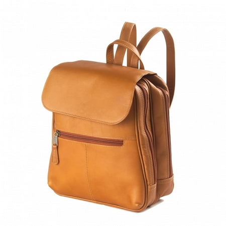 Clava Leather Vachetta Flap Organizer Backpack