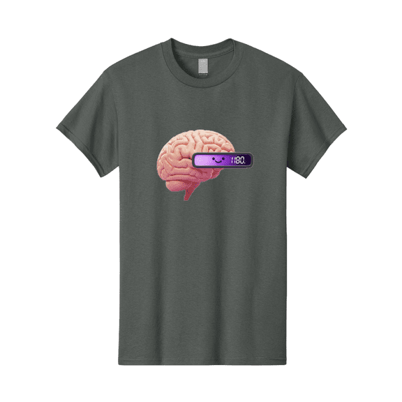 Brain-180 Mens Graphic Tee, 100% Cotton, Casual Summer Wear BAA201