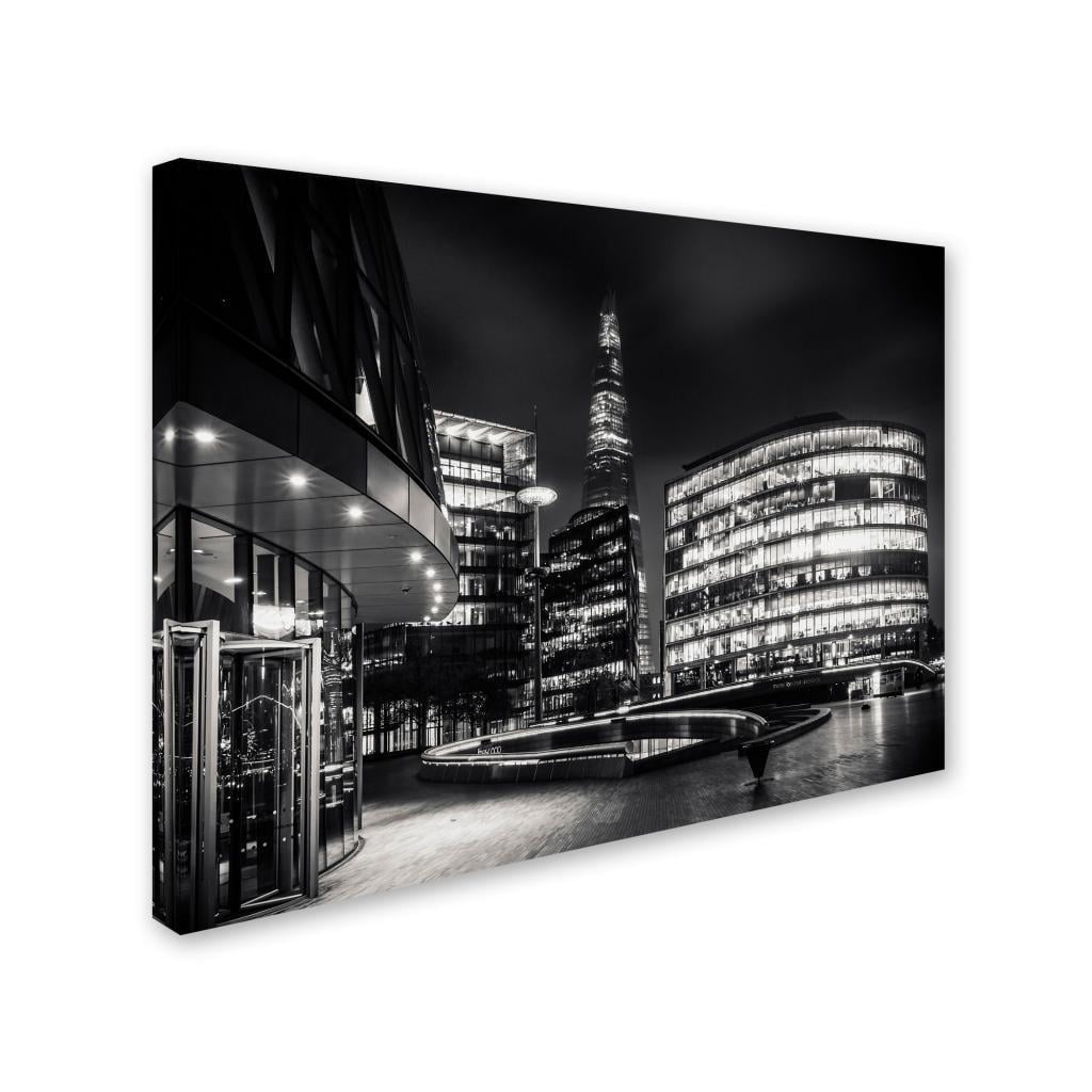 Trademark Fine Art "Gotham Side of London" Canvas Art by Giuseppe Torre