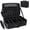 Black, variant on Large Makeup Organizer Profession Makeup Bag Extra Large Makeup Case with Adjustable Dividers, Adjustable Angle Fixed Belt and Shoulder Strap Plastic Dividers