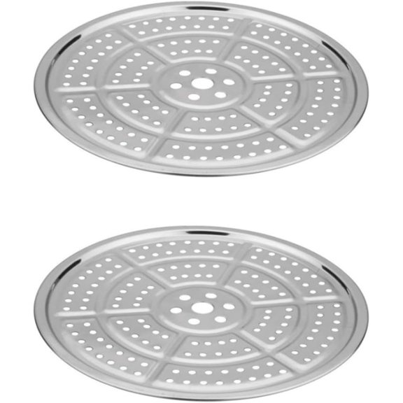 2Pack Stainless Steel Canner Rack, 14-Inch Pressure Canning Rack Durable Canning Racks Round Canner Rack Steaming Tray for Pressure Canner Cooking Toast Baking