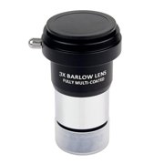 Metal Body Fully Multi-Coated 3X Lens for Astronomical Astronomy Telescope Eyepieces " 31.7mm M42 x0.75 Thread Interface