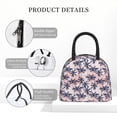 thumbnail image 4 of Disketp Tropics Palm Trees Bolsa Térmica para Almuerzo, Lonchera con Abertura Amplia y Gran Capacidad, Organizador Reutilizable para Mujeres, Hombres y Adultos, 4 of 6