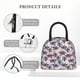 thumbnail image 4 of Fotbe Tropics Palm Trees Bolsa de Almuerzo con Estampado, Lonchera Aislada, Contenedor de Comida Reutilizable Tipo Cooler a Prueba de Fugas, 4 of 6
