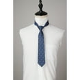 thumbnail image 3 of Ties for Boys Self Tie Kids Necktie and Pocket Square Set for Kid Formal Party School Blue, 3 of 6