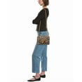 thumbnail image 4 of Valentino VLogo Haircalf & Leather Shoulder Bag, Brown, 4 of 5