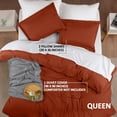 thumbnail image 2 of Funda Nórdica Queen Size - 1 Funda Nórdica con 2 Fundas de Almohada - Ropa de Cama de 3 Piezas, 2 of 8