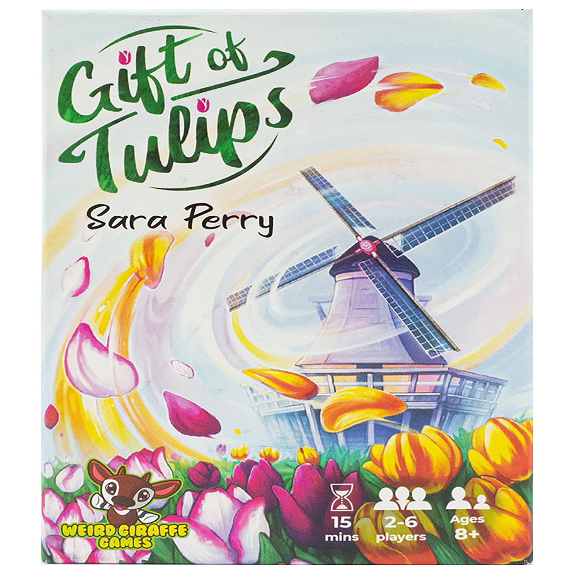 Gift of Tulips - Bouquets Building Card Game, Ages 8+, 2-6 Players, 15 Min