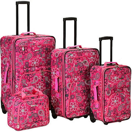 Rockland Luggage Impulse 4 Piece Expandable Luggage Set, Multiple Colors