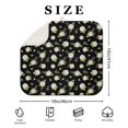 thumbnail image 4 of Pioneer Flower Floral Print Pattern Kitchen Dish Drying Mat 1 Pack, Ultra Absorbent Microfiber Drainer Mat, 16"x18", 4 of 6