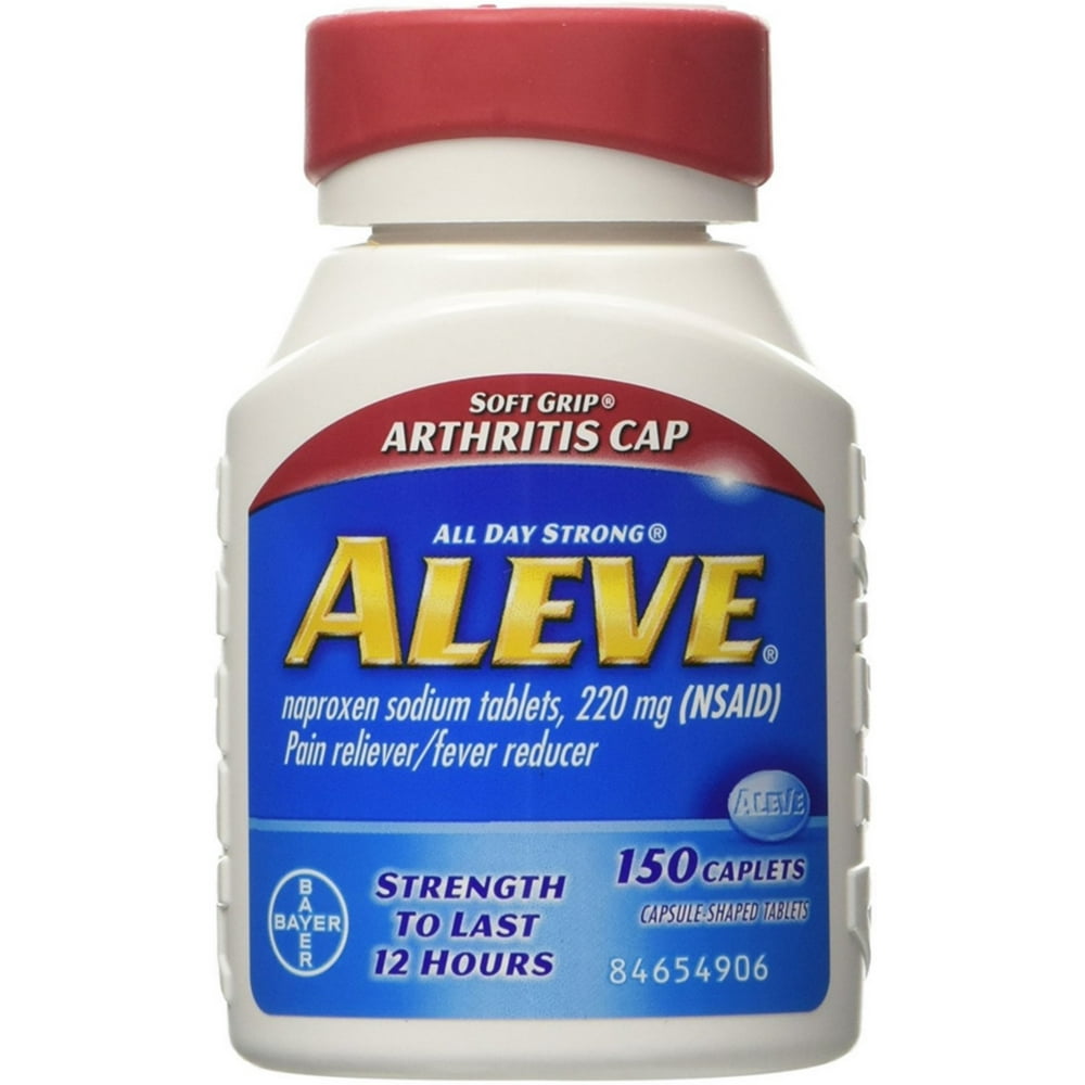 Aleve Pain Reliever/Fever Reducer Arthritis Caplets 220mg 150 ea (Pack