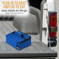 thumbnail image 5 of HOTLOGIC Food Warming Tote, Lunch Bag 12V with Glass Dish, Blue, 5 of 6