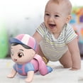 thumbnail image 2 of Educational Baby Crawling Toy Animated Animal Sound Effects Trainer for Early Learning Interactive Indoor Outdoor Crawl Aid Safe Friendly 3+ Months, 2 of 5