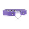 thumbnail image 2 of Gargantilla de aleación de corazón para mujer, collar punk de corazón hueco FleinngHoz JD710495540, 2 of 7