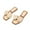 apricot, variant on Ladies' bowknot slippers, elegant and comfortable flat slippers, square-toe slippers