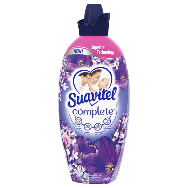 Suavitel Complete Fabric Softener, Soothing Lavender 44 fluid ounce