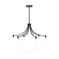 thumbnail image 5 of Artcraft Lighting Cascata Collection 3Light Chandelier Black and Brushed Brass, 5 of 5