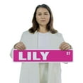 thumbnail image 4 of LILY Classic Street Sign (2 Pack) Childrens Name Room Sign Road Sign | 6" X 24" Aluminum Metal Address Sign, 4 of 5