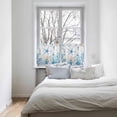 thumbnail image 4 of Tier Curtains 36 Inch Length Short Curtains for Windows Rod Pocket Cafe Curtain Farmhouse Curtain Tiers for Kitchen Bathroom 27.5x36inch, Summer Ocean Starfish Coral White,2 Panels, 4 of 5