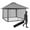 Grey, variant on Costway 13x13ft Pop-up Instant Canopy Tent Mesh Sidewall UV50+ Adjust Outdoor Patio
