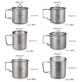 thumbnail image 5 of Aomiun Ultralight Titanium Cup Outdoor Portable Camping Picnic Water Cup Mug with Foldable Handle 300ml/350ml/420ml/550ml/650ml/750ml, 5 of 5