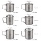 thumbnail image 5 of Aomiun Ultralight Titanium Cup Outdoor Portable Camping Picnic Water Cup Mug with Foldable Handle 300ml/350ml/420ml/550ml/650ml/750ml, 5 of 5