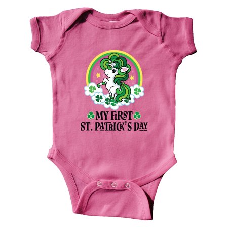 

Inktastic Unicorn 1st St Patricks Day Irish Gift Baby Girl Bodysuit