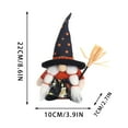 thumbnail image 3 of Muñeco de gnomo de Halloween, muñeco de peluche enano, decoraciones, regalos navideños, hogar para niños, 3 of 8