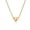 Heart Necklace-B (Including Chain), variant on Jewelry Initial Pendant Necklace for Men Womens, 18K Gold Plated Heart Letter Capital Necklace Alphabets from A-Z Figaro Chain Necklace