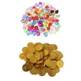 thumbnail image 4 of HILABEE Pirate Gemstones with Plastic Gold Coins Pirate Party Set Toy Set - B, 3.5cm B, 4 of 8