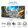 thumbnail image 5 of WISHTIME Gaming Mouse Pad Eerie Town Large Extended Keyboard Mat for Work and Gaming Oversized Mouse Pad(31.5x11.8x0.08Inch), 5 of 7