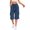 Navy, variant on Women's Bermuda Cargo Shorts, High Waist Knee Length Hiking Shorts for Women, Lightweight Multi Pocket Cargo Bermuda Shorts with Buttons, Adjustable Loose Wide Leg Shorts for Streetwear Beige L