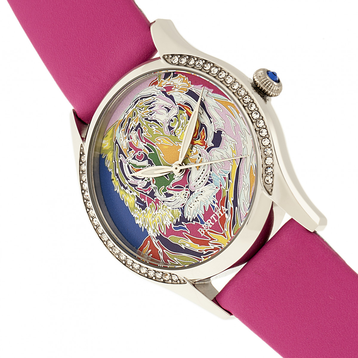 Bertha Annabelle Leather-Band Watch - White - Walmart.com display picture 1