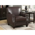 thumbnail image 2 of Brown Full Grain Leather Club Arm Chair, 2 of 2