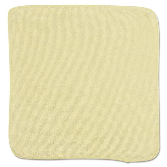 Rubbermaid Commercial Microfiber Cleaning Cloths 12 x 12 Yellow 24/Bag 1820580