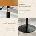 thumbnail image 5 of Dycanpo Adjustable Vanity Stool, 360°Swivel Vanity Chair Stool for Makeup Room, 5 of 8