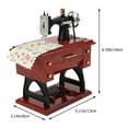 thumbnail image 2 of Mechanical Musical Box Sewing Machine Shape Desktop Decoration Birthday Gift, 2 of 5