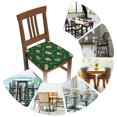 thumbnail image 7 of Honeii green Christmas Element Print Square Cushion Cover with Elastic Band & Ties,Sofa Cushion Covers,Furniture Protector for Living Room,Washable Sofa Seat Slipcover-Six Piece, 7 of 7