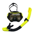 thumbnail image 2 of sunsanly Snorkeling Gear Set Men Women Adults Anti-Fog Panoramic View Swim Goggles Dry Top Snorkel Swimming Scuba Diving Equipment, 2 of 8