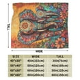 thumbnail image 3 of YIVIOYIL Boho Elephant Blanket – Colorful Mandala Floral Flannel Throw – Elephant Gifts For Women Men Adults Or Room Decoration 50x40, 3 of 6