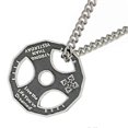 thumbnail image 2 of Steering Wheel Necklace Silver Color Stainless Steel Finely Polished Mens Pendant Necklace for Party Travel Birthday, 2 of 5