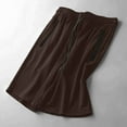 thumbnail image 6 of Enjoytime Mens Athletic Shorts Solid Color Drawstring Ice Silk Drying Casual Running Plus Size Shorts with Elastic Waist and Pockets Brown XXXL, 6 of 6